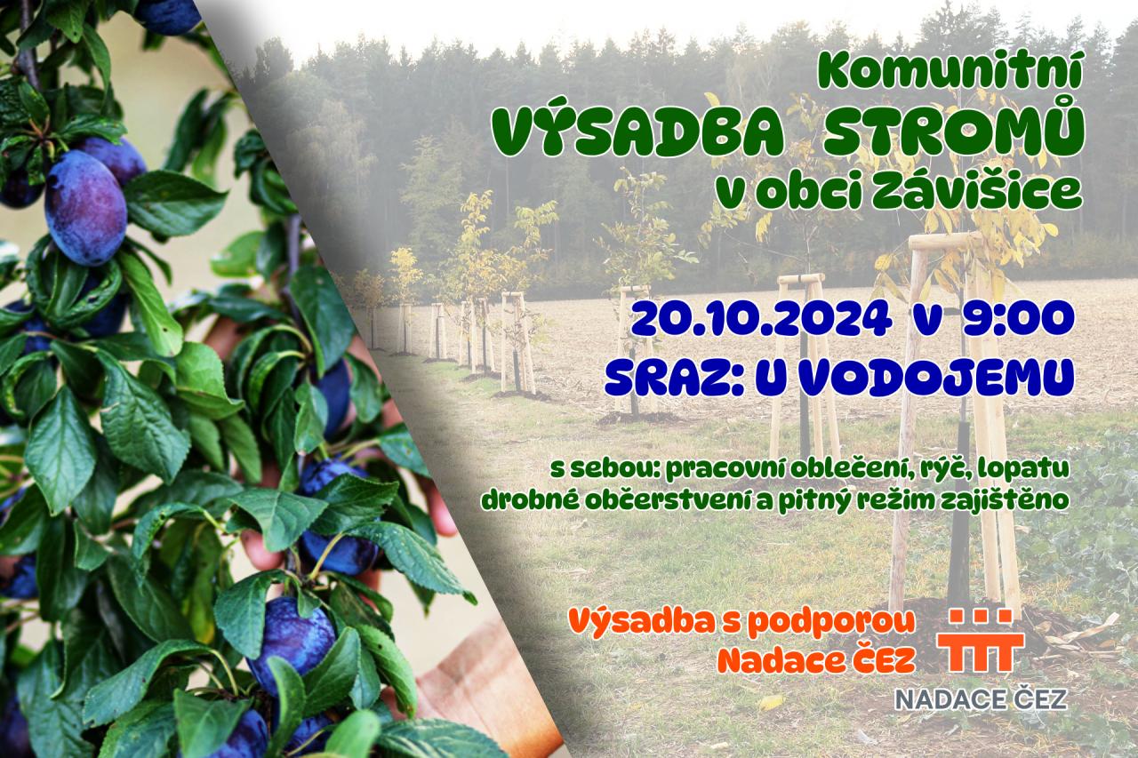 Výsadba stromů 20.10.