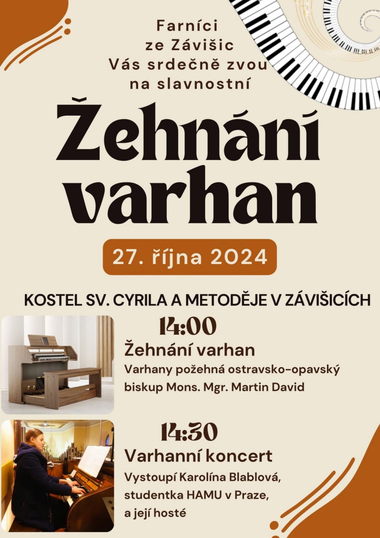 Žehnání varhan 27.10.